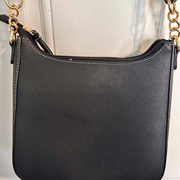 Tommy Hilfiger Black Crossbody Bag with Gold Accents - Picture 7 of 10
